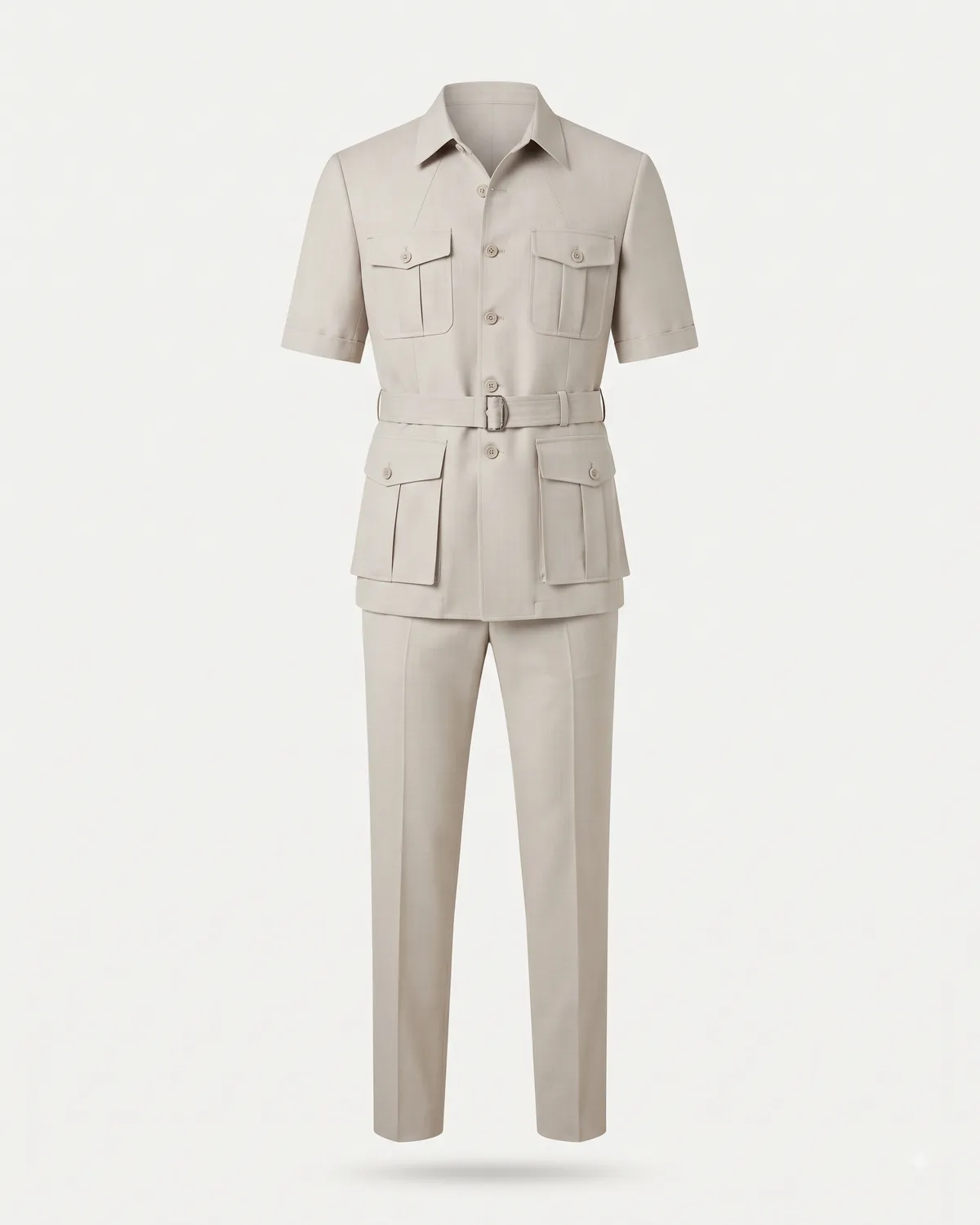 Safari suit, made by Uniform Corner