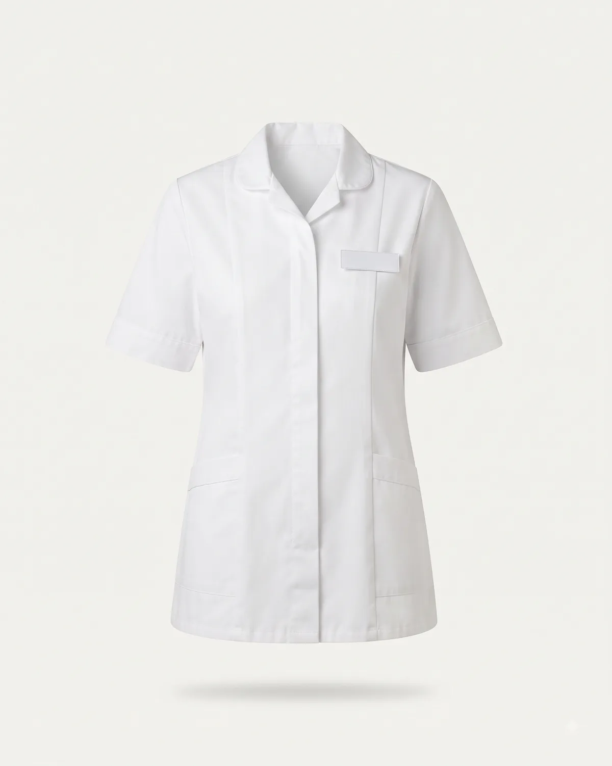 Nurse apron (short coat), made by Uniform Corner
