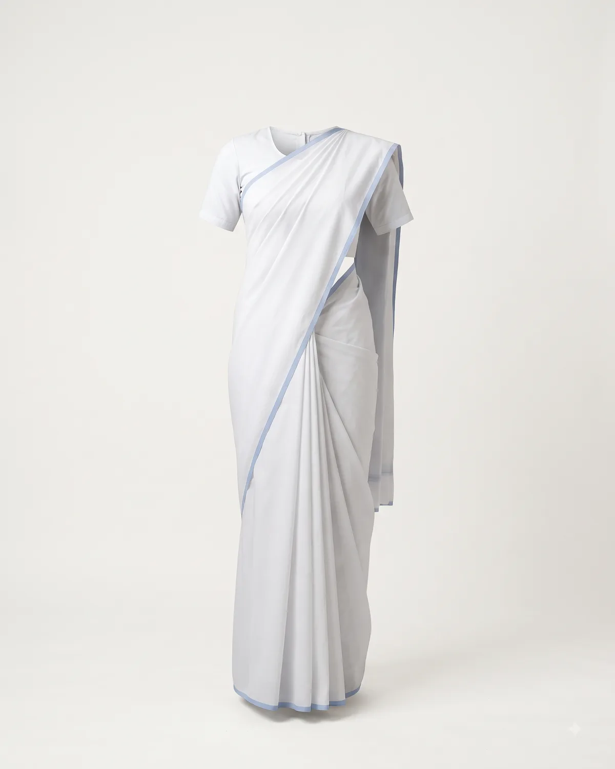 Nurse uniform saree, made by Uniform Corner