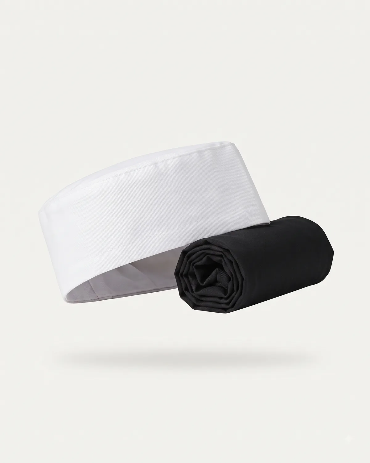 Chef cap and neckerchief, made by Uniform Corner