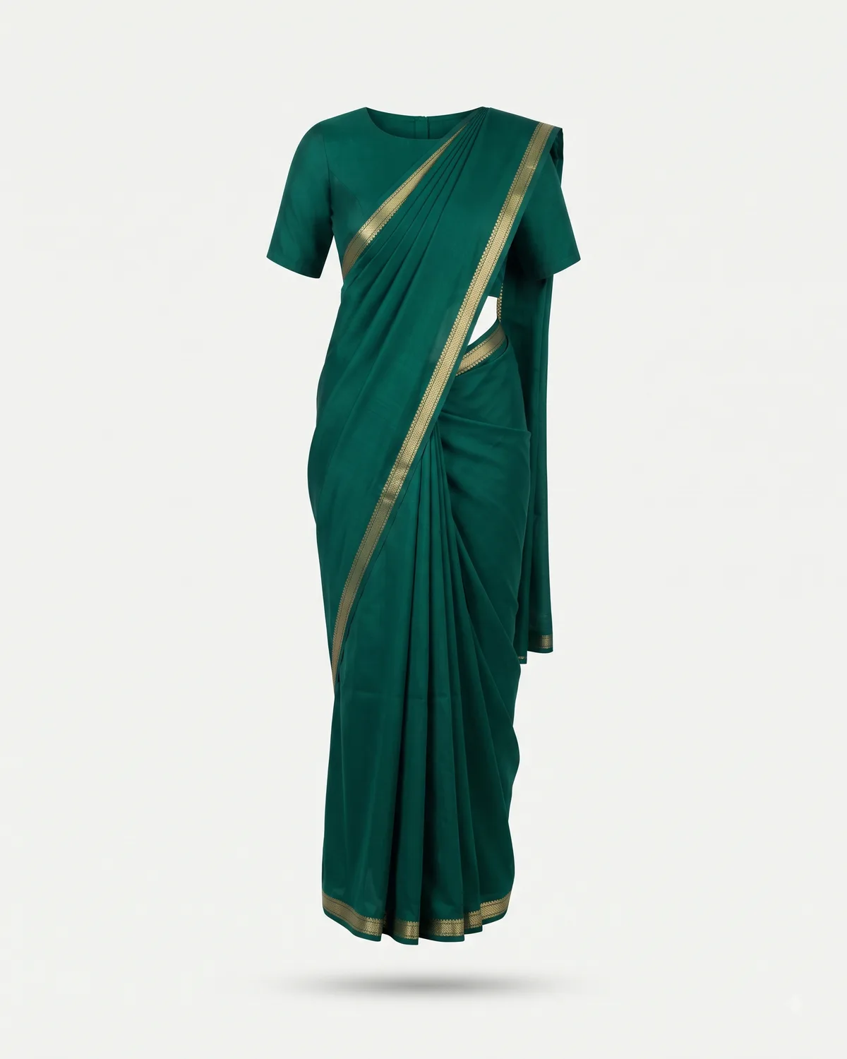 Front office saree set, made by Uniform Corner