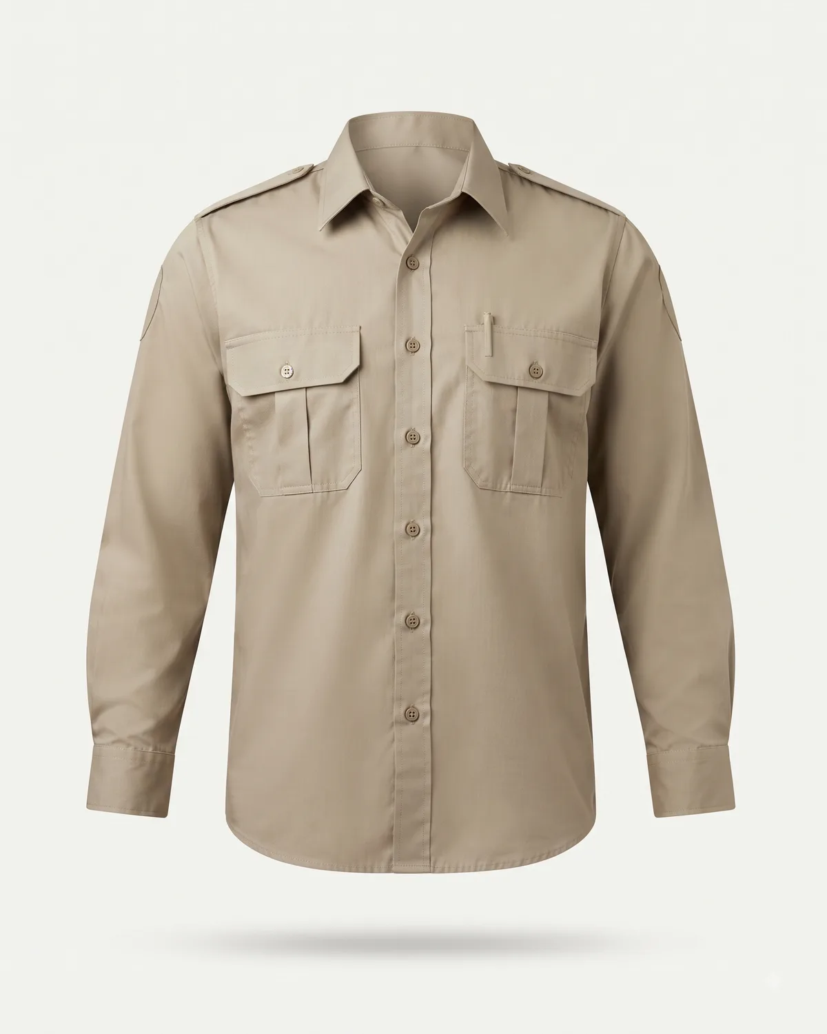 Bush shirt (full sleeve), made by Uniform Corner